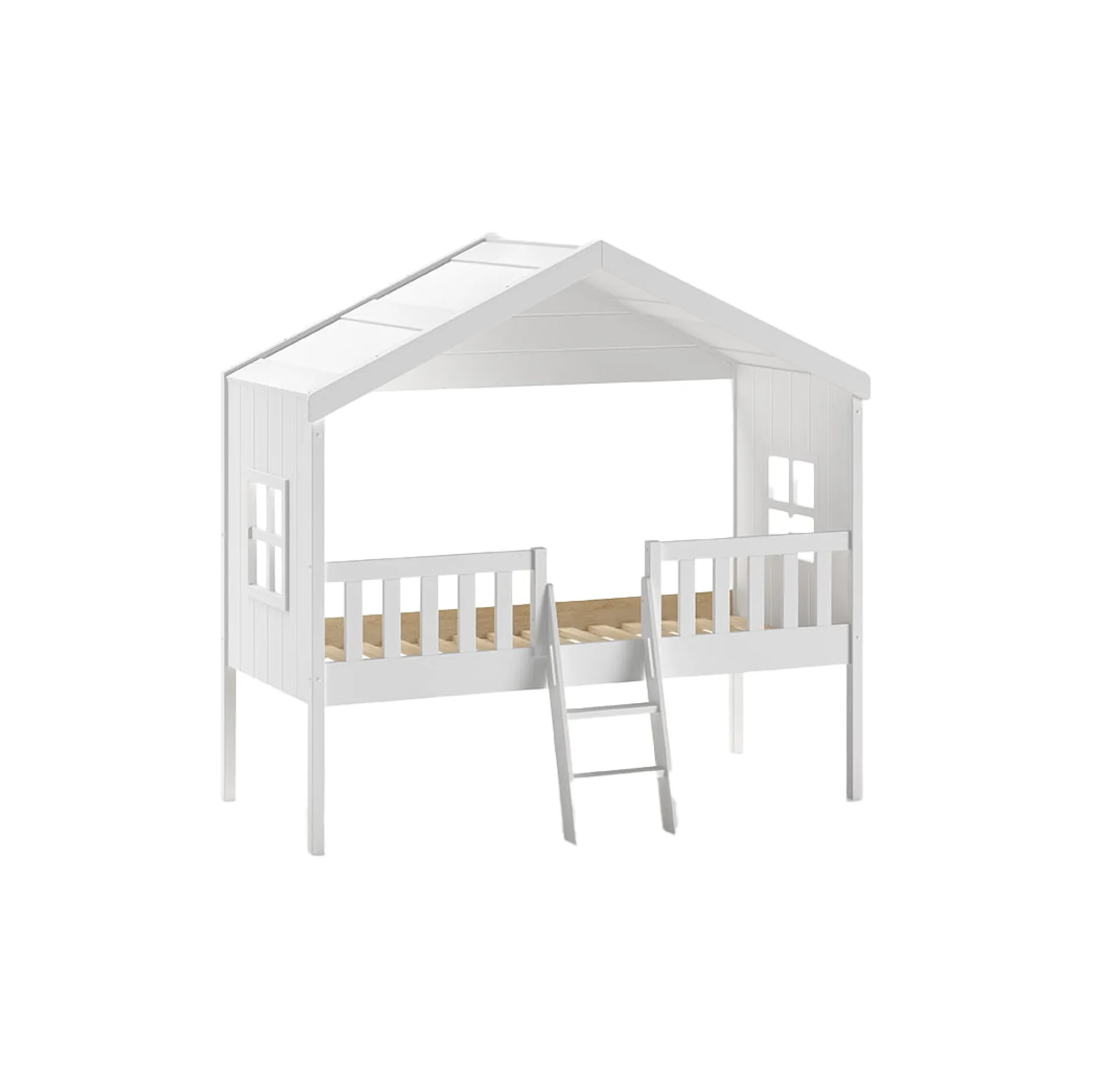 Huisbed Alix Wit 90×200 cm – Met ladder^Huisenthuis New