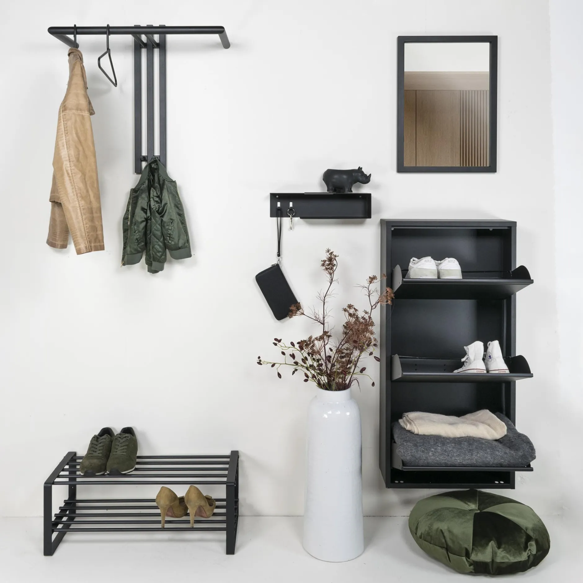 Kapstok Bente Laag^Huisenthuis Best