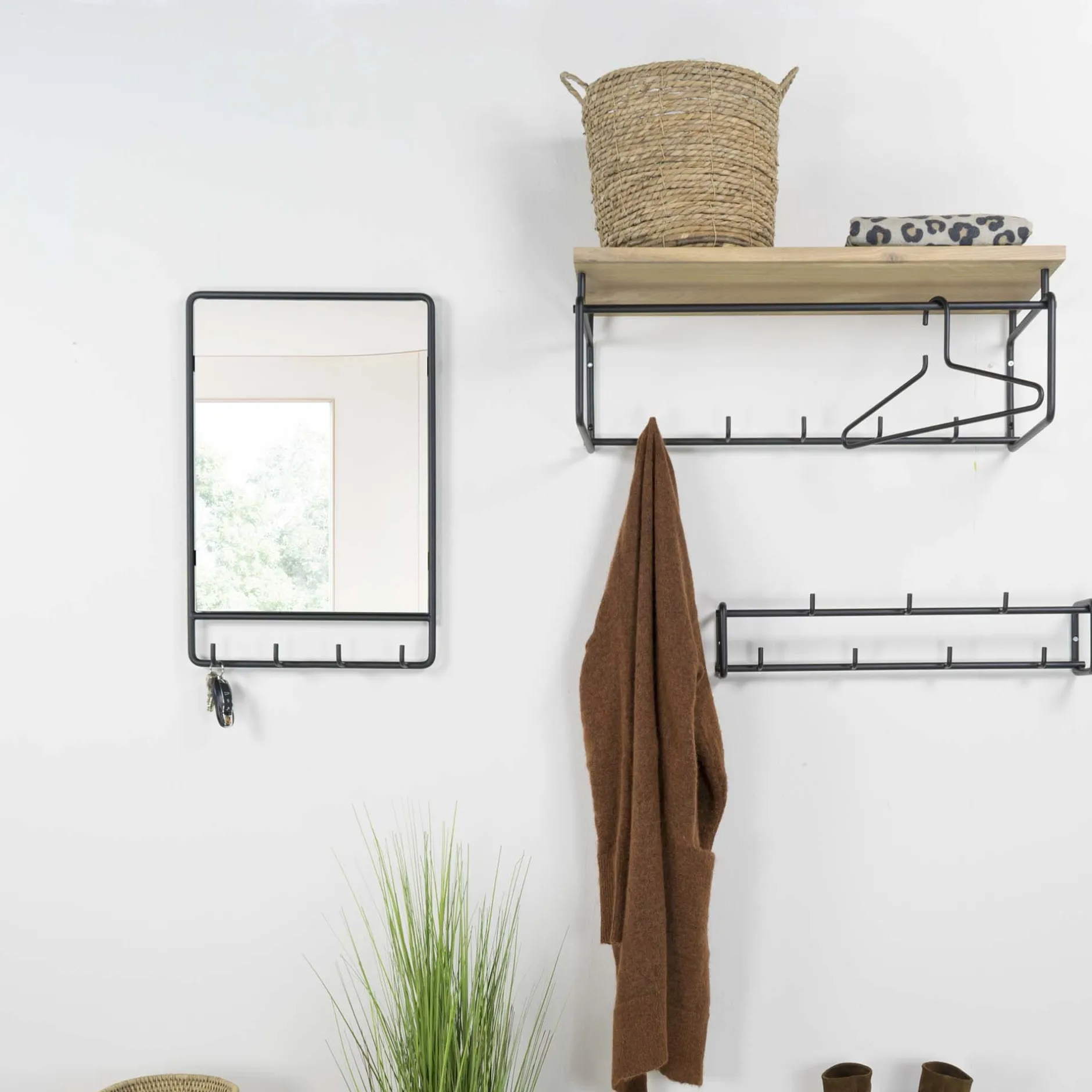 Kapstok/spiegel Meadow^Huisenthuis