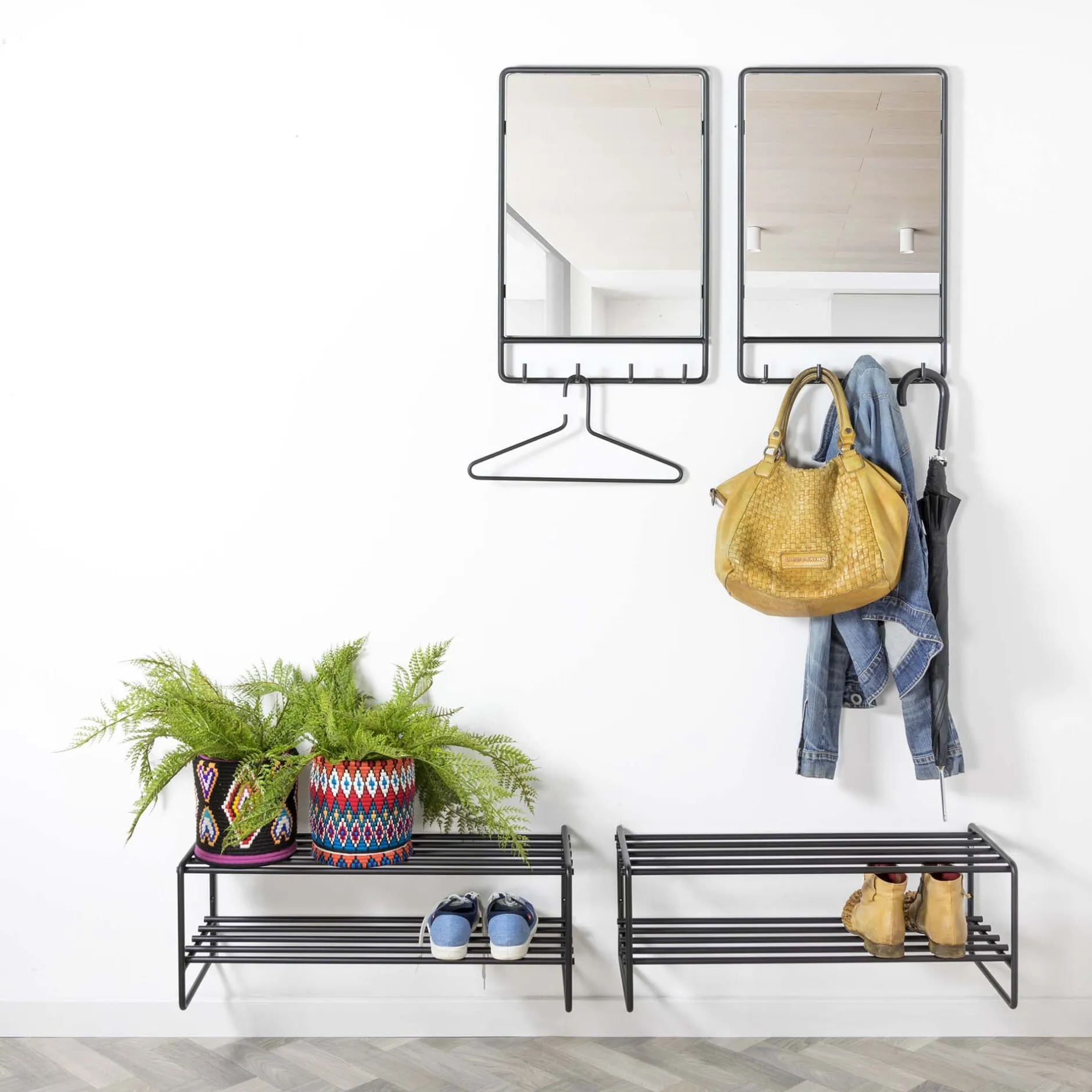 Kapstok/spiegel Meadow^Huisenthuis