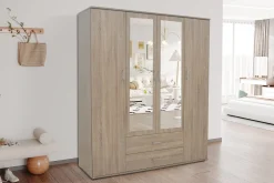 Kledingkast Jean 4-deurs – Spiegel^Huisenthuis Best