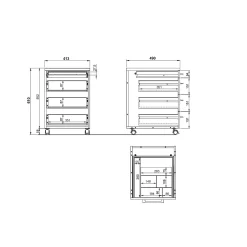 Ladeblok Discovery Eiken Wit^Huisenthuis Discount