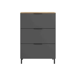 Ladekast Amalfi Grafiet-Eiken^Huisenthuis Discount