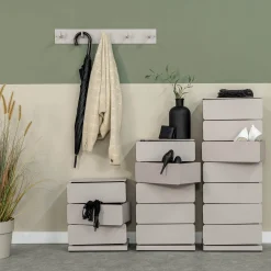 Ladekast Coco Taupe 99 cm^Huisenthuis Clearance