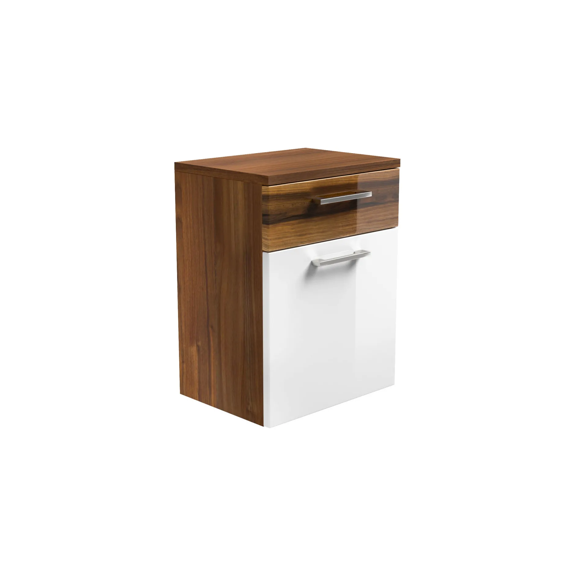 Lage badkamerkast Ilse Antraciet Walnoot^Huisenthuis New