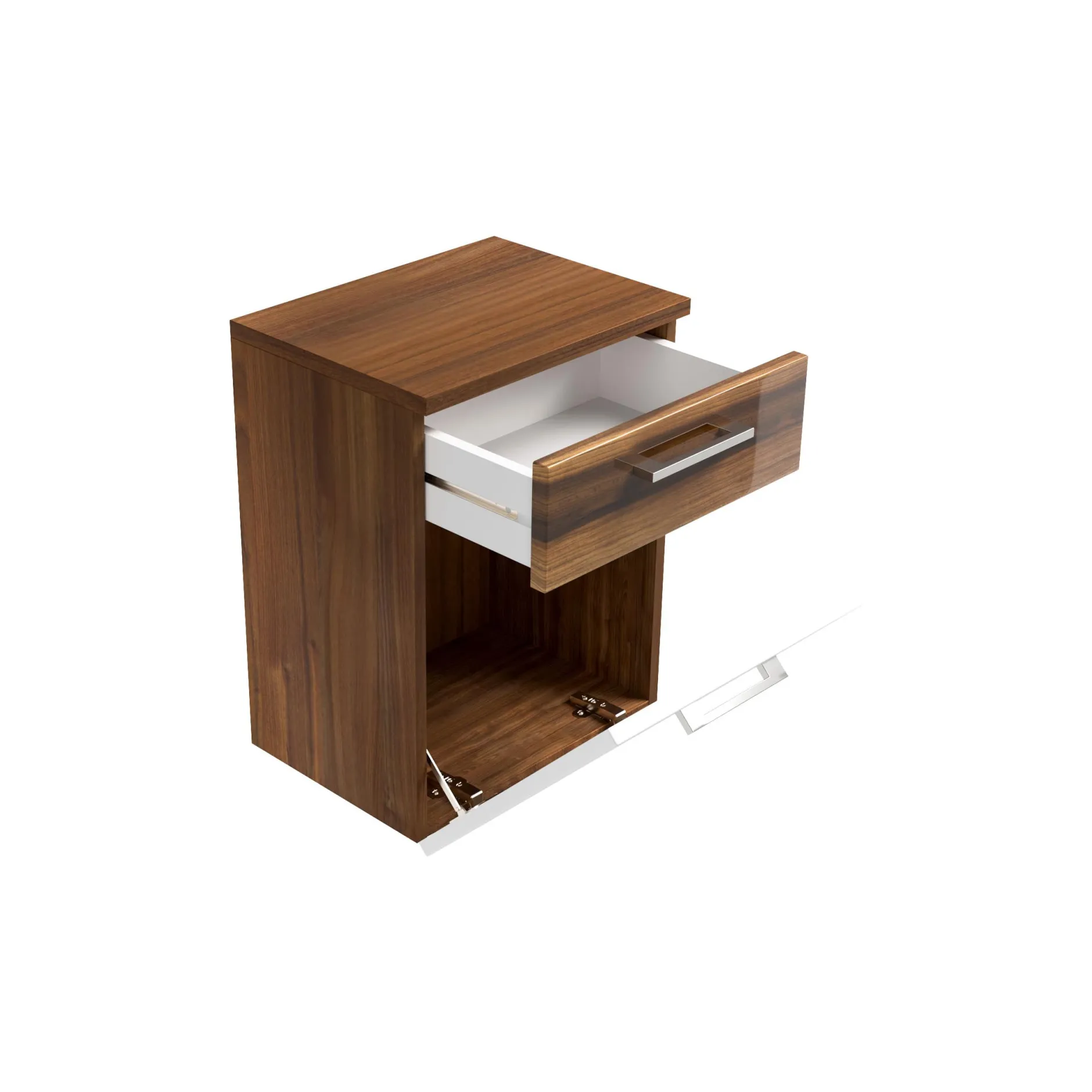 Lage badkamerkast Ilse Antraciet Walnoot^Huisenthuis New