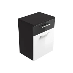 Lage badkamerkast Ilse Antraciet Wit^Huisenthuis Online