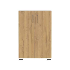 Lage dichte kantoorkast Discovery Eiken Wit^Huisenthuis