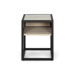 Nachtkastje Aurora Eiken Wit Zand^Huisenthuis Clearance