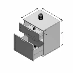Nachtkastje Leila^Huisenthuis Outlet