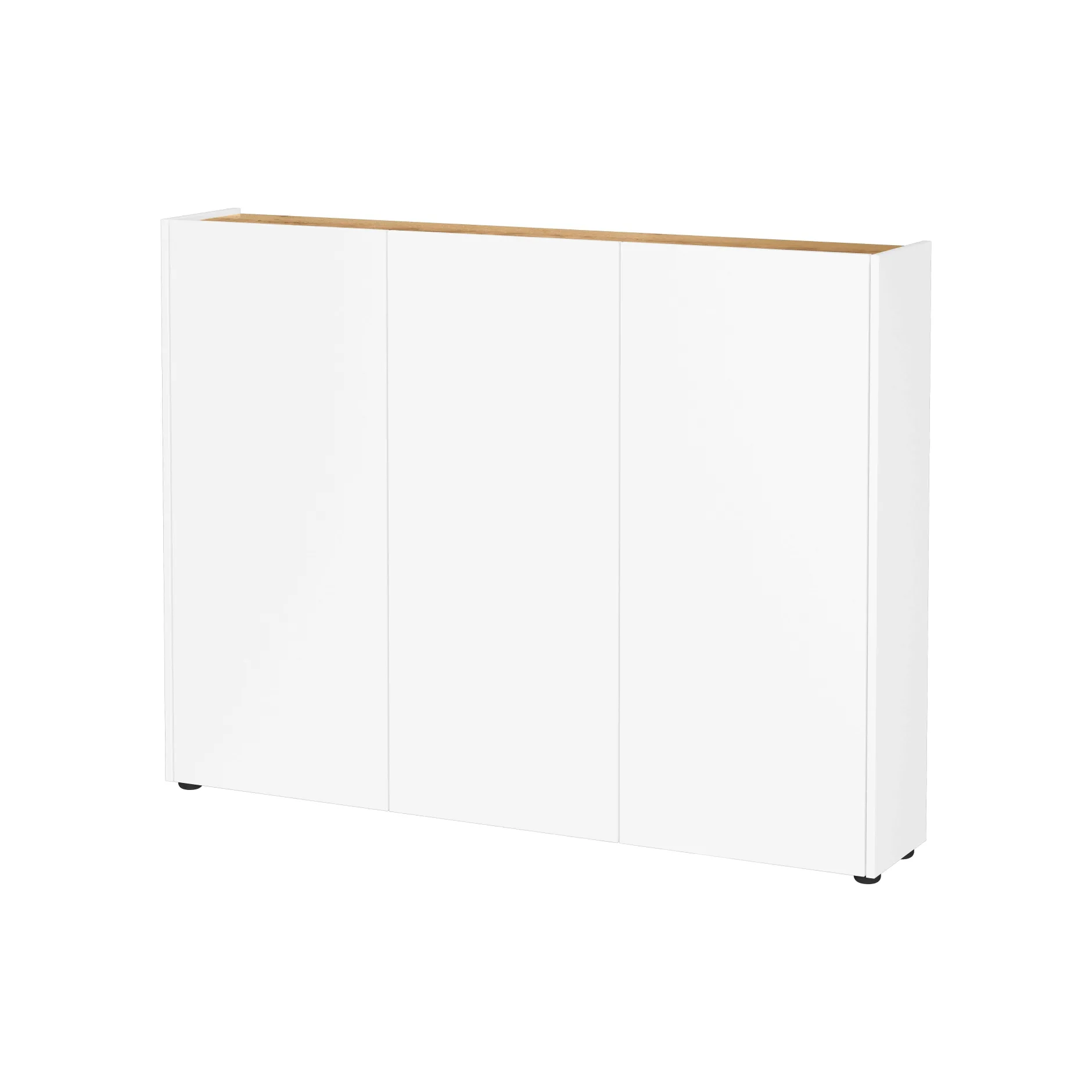 Opbergkast Aniek Wit Eiken 105 cm^Huisenthuis Clearance