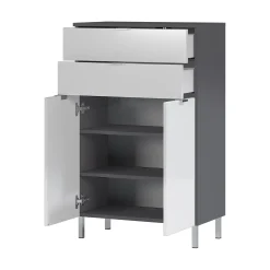 Opbergkast June Antraciet Wit^Huisenthuis Sale