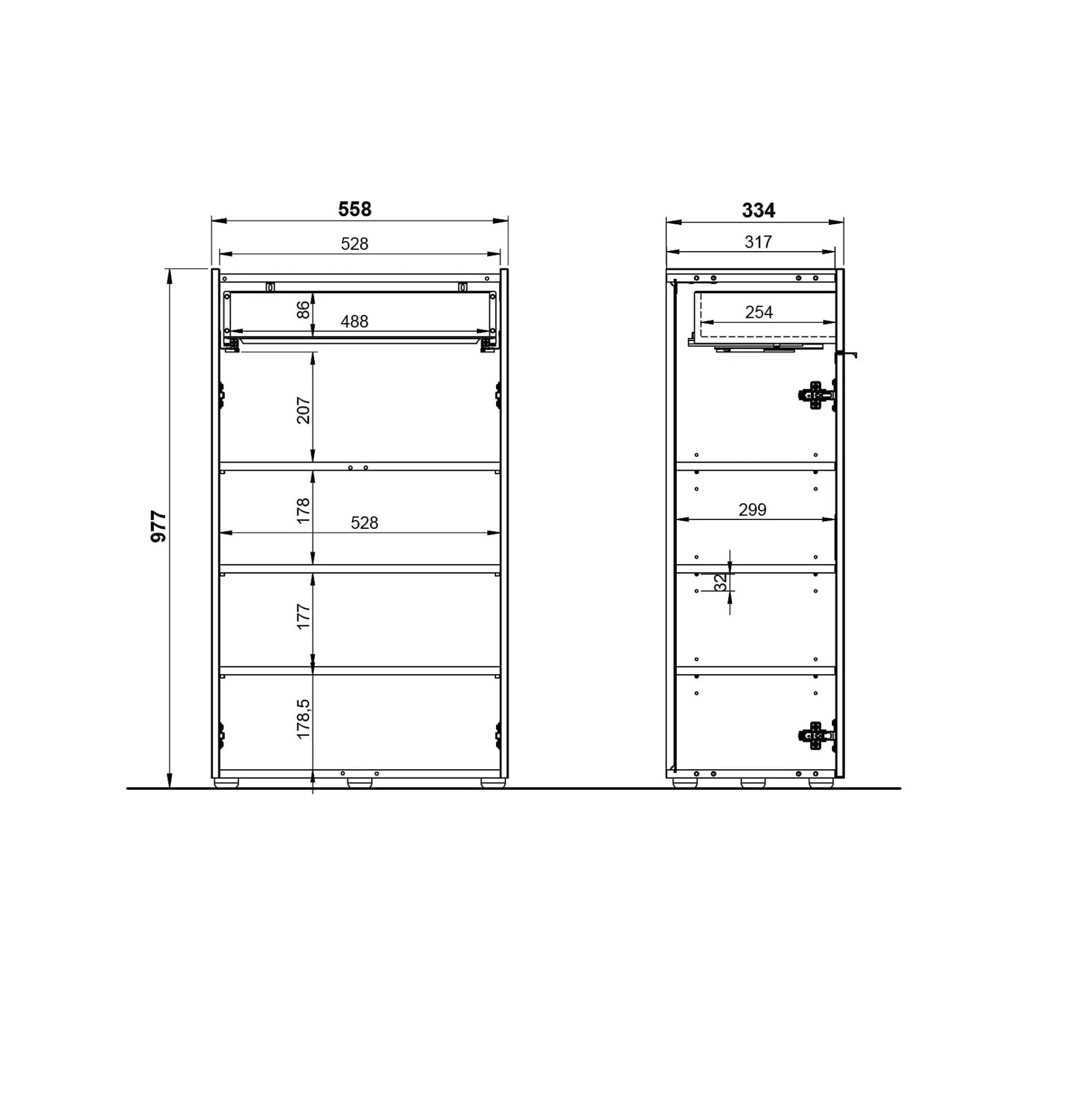 Opbergkast Sicilia Wit Eiken^Huisenthuis Best