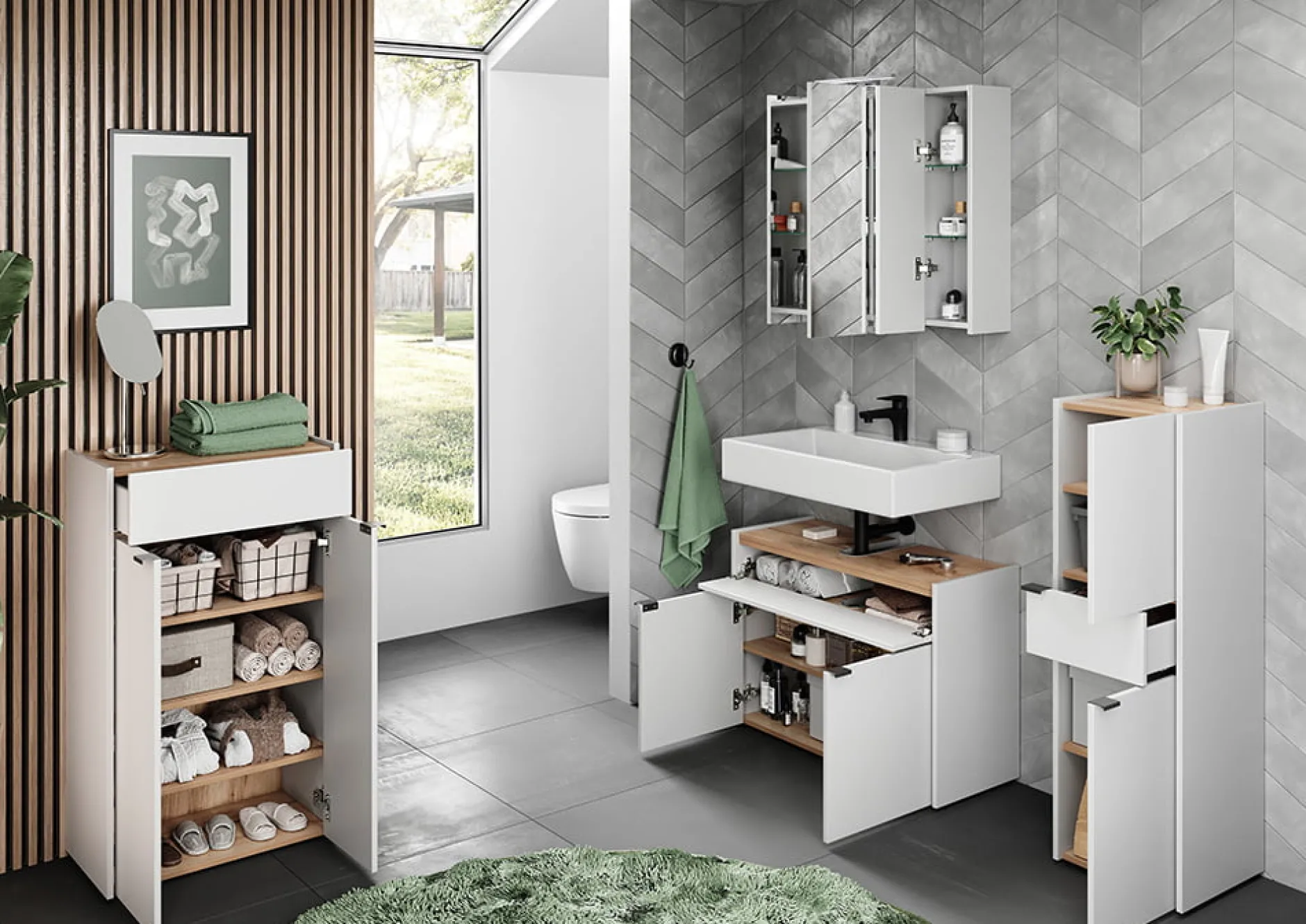 Opbergkast Sicilia Wit Eiken^Huisenthuis Best