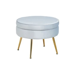 Poef Chanelle Velvet 52 cm^Huisenthuis Best