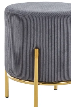 Poef Mia -Goud Stof^Huisenthuis New