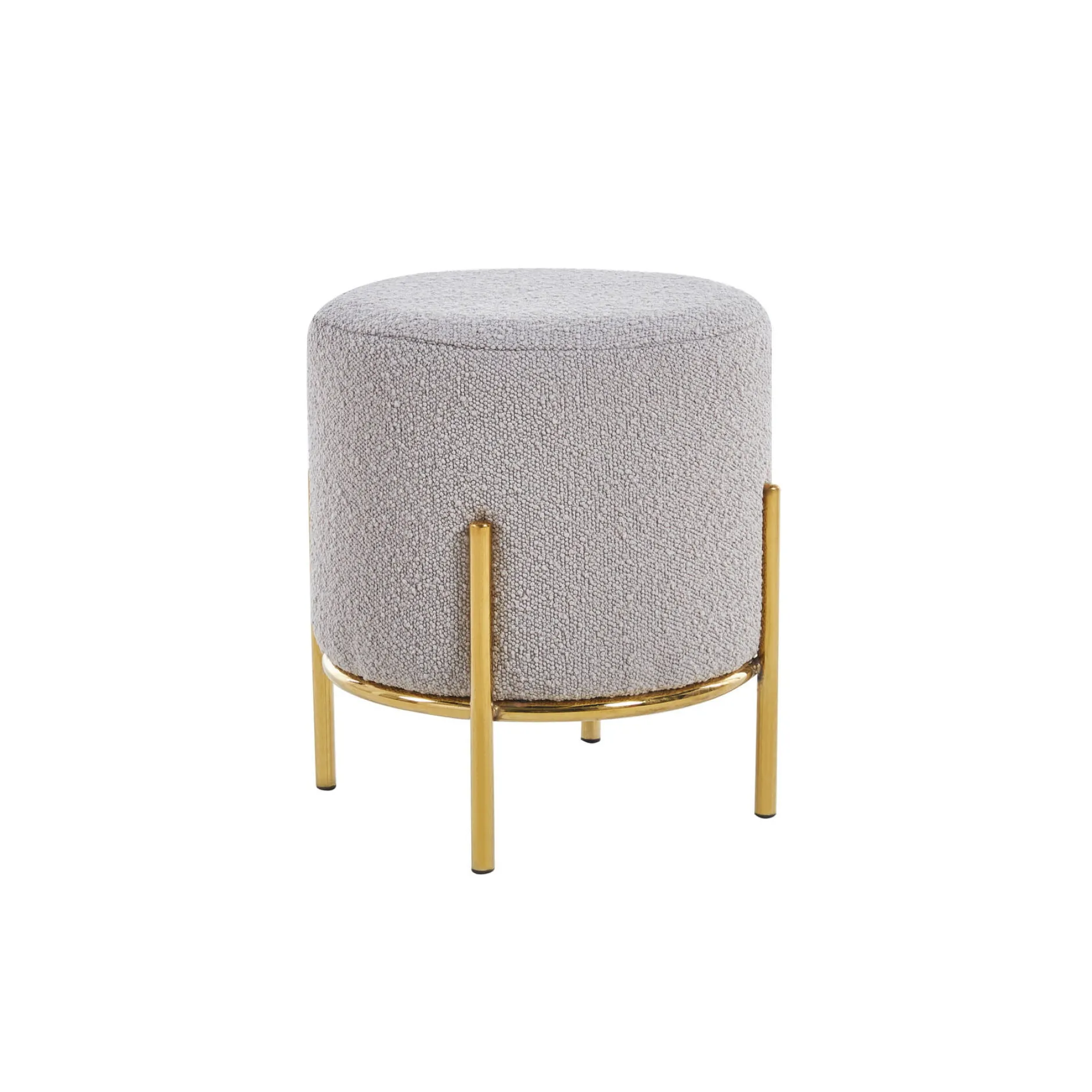 Poef Mia -Goud Bouclé^Huisenthuis New