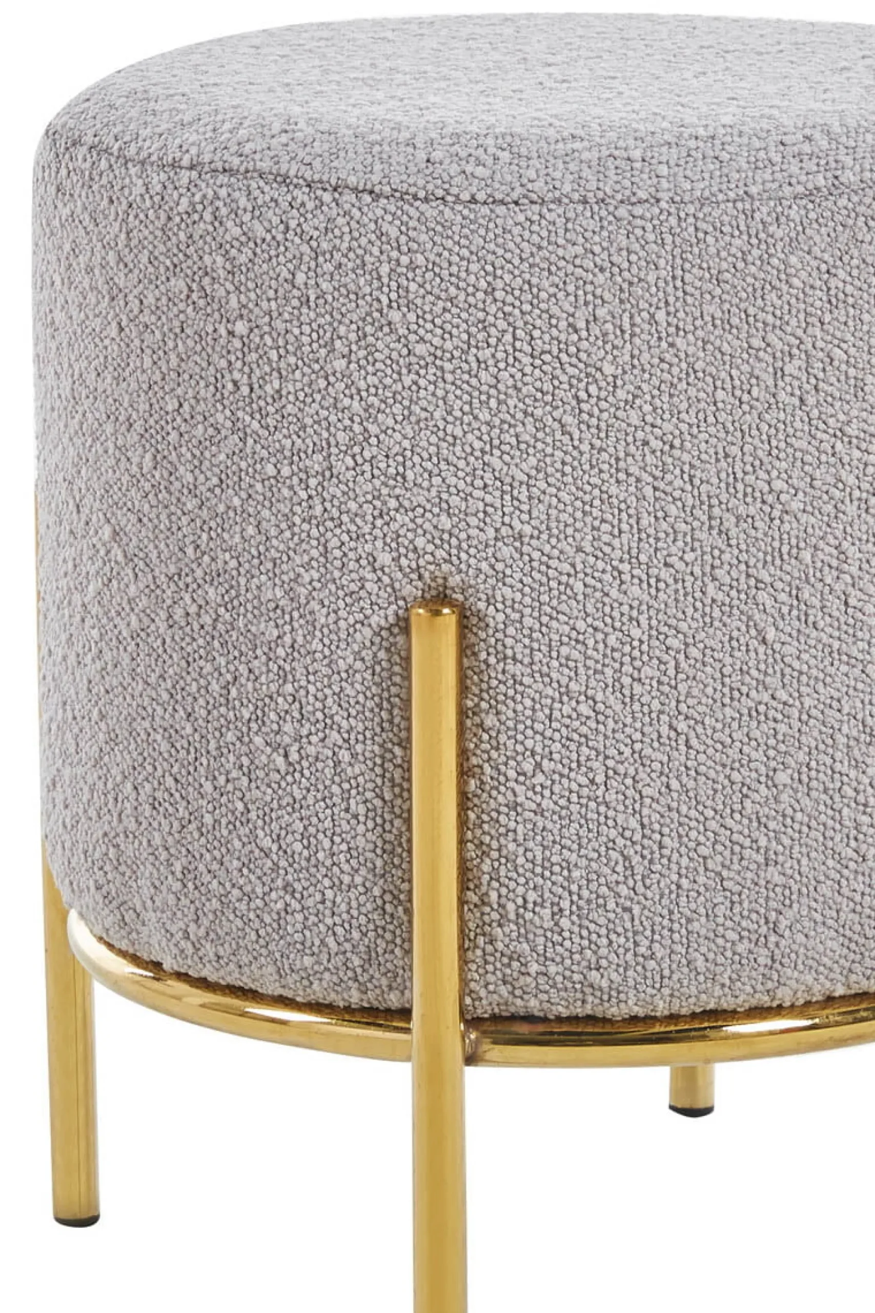 Poef Mia -Goud Bouclé^Huisenthuis New