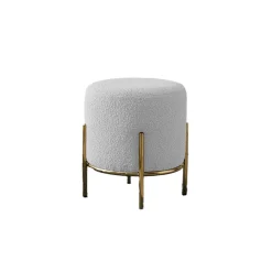 Poef Mia -Goud Bouclé^Huisenthuis Hot