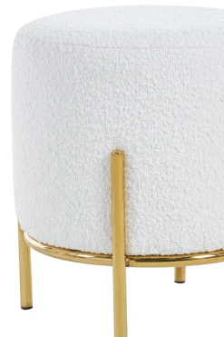 Poef Mia -Goud Bouclé^Huisenthuis Hot