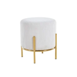 Poef Mia -Goud Stof^Huisenthuis Outlet