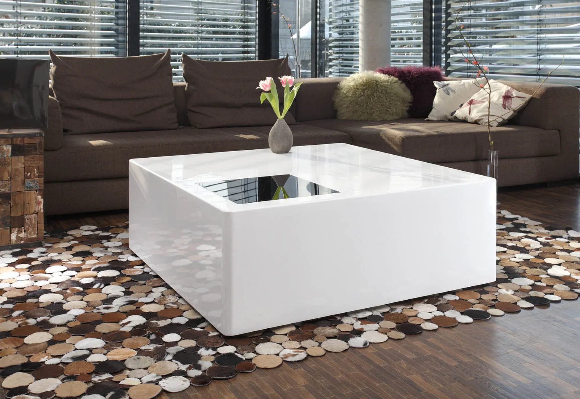 Salontafel Benthe Wit^Huisenthuis Outlet