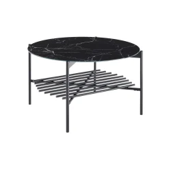 Salontafel Wolga Zwart 84 cm^Huisenthuis New