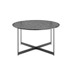 Salontafel Wolga Zwart 80 cm-1^Huisenthuis Clearance