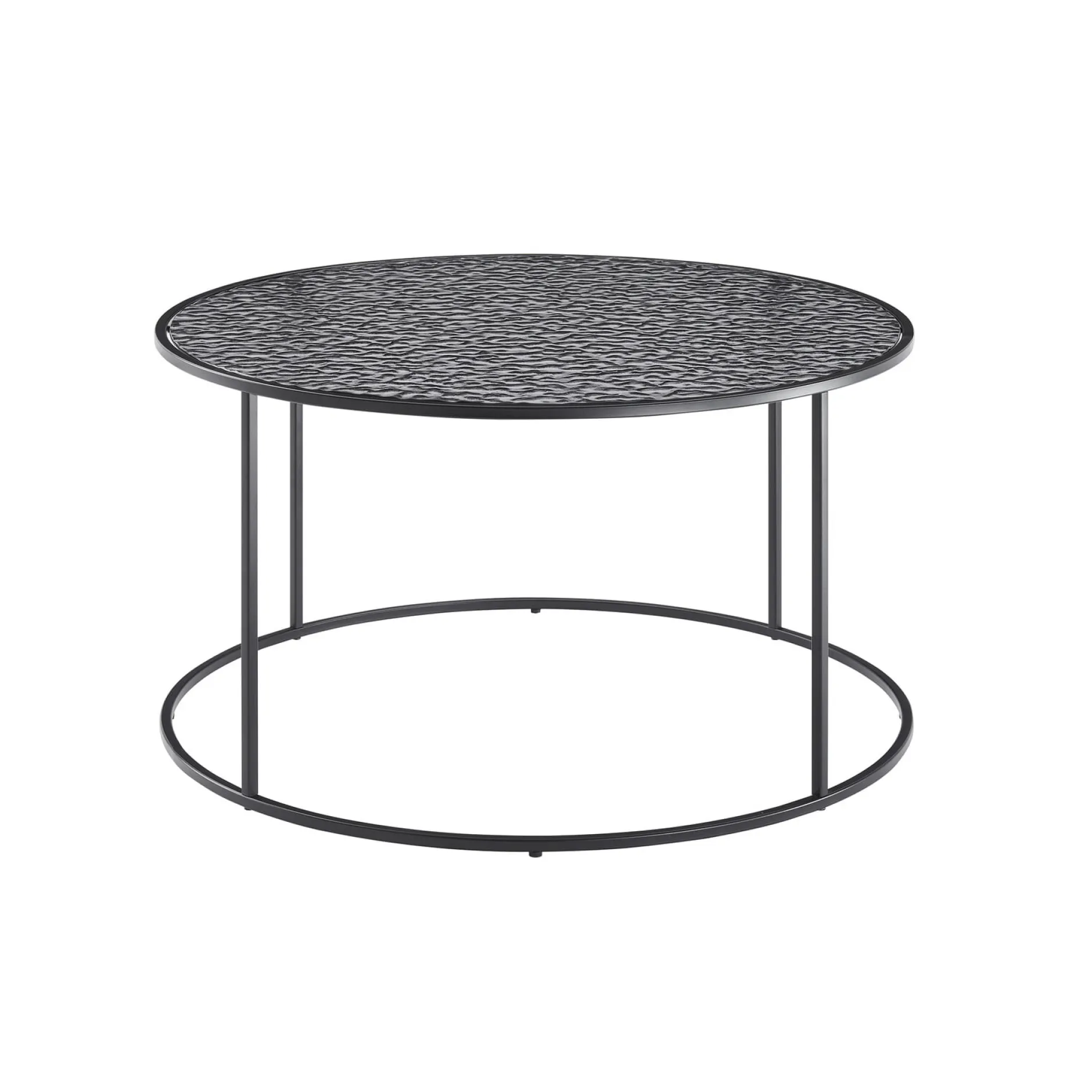 Salontafel Wolga Zwart 80 cm-2^Huisenthuis Sale