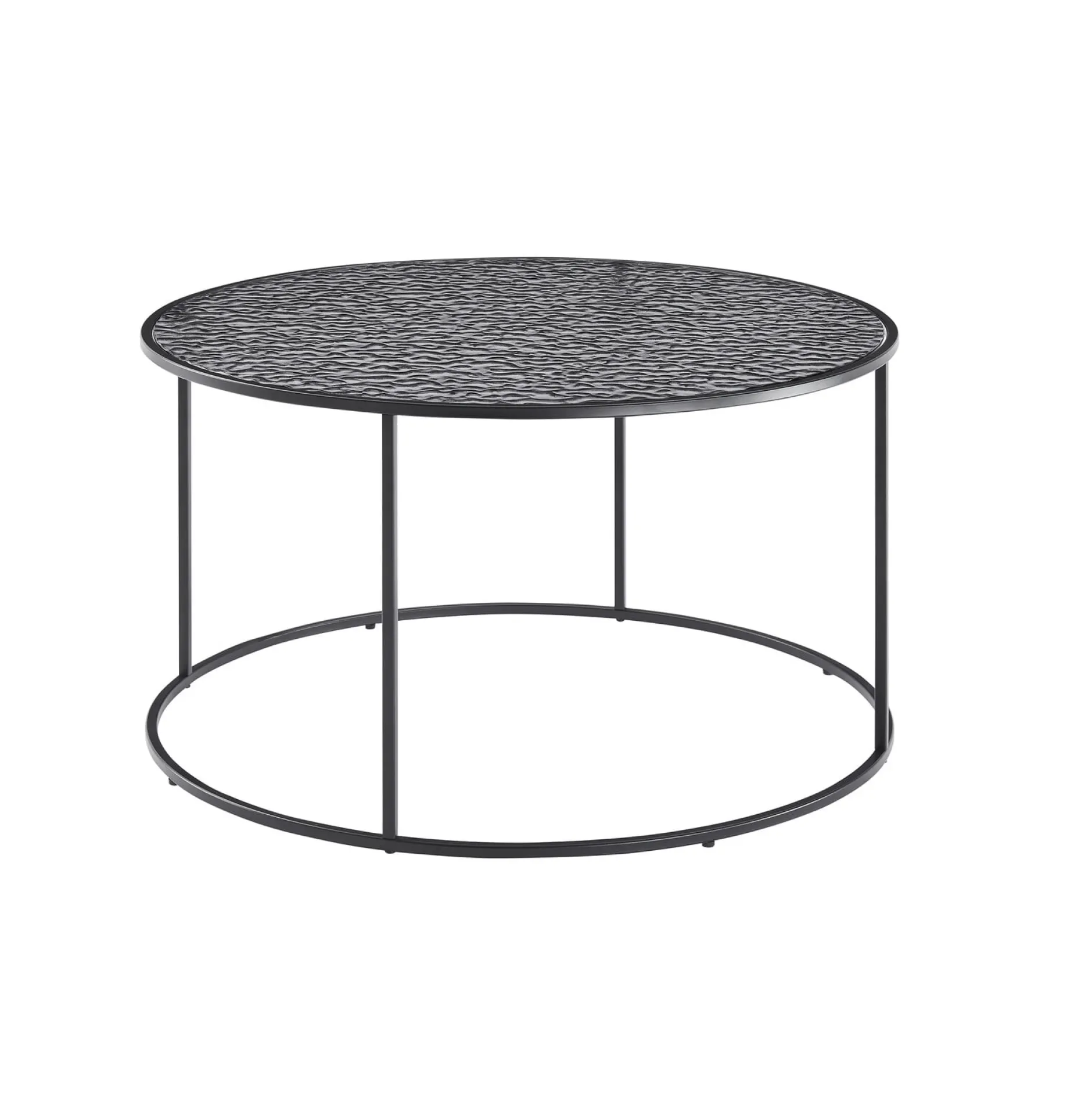 Salontafel Wolga Zwart 80 cm-2^Huisenthuis Sale