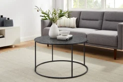 Salontafel Wolga Zwart 80 cm-2^Huisenthuis Sale