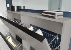 Schoenenkast Miles Grijs 140 x 85 cm^Huisenthuis