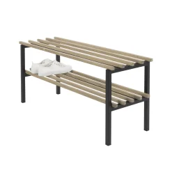 Schoenenrek Erwin Zwart 100 cm^Huisenthuis Clearance