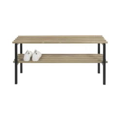 Schoenenrek Erwin Zwart 100 cm^Huisenthuis Clearance