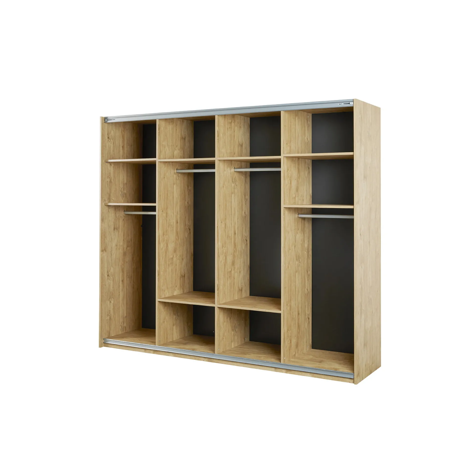 Schuifdeurkast Livia 250 cm Eiken^Huisenthuis Outlet
