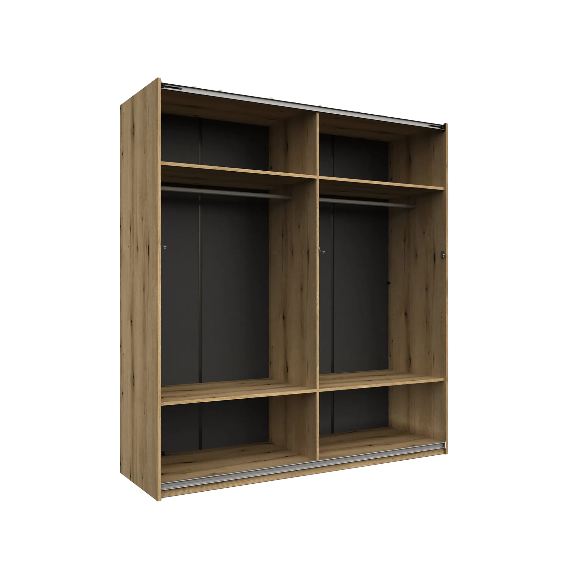 Schuifdeurkast Mekong Eiken 200cm^Huisenthuis New