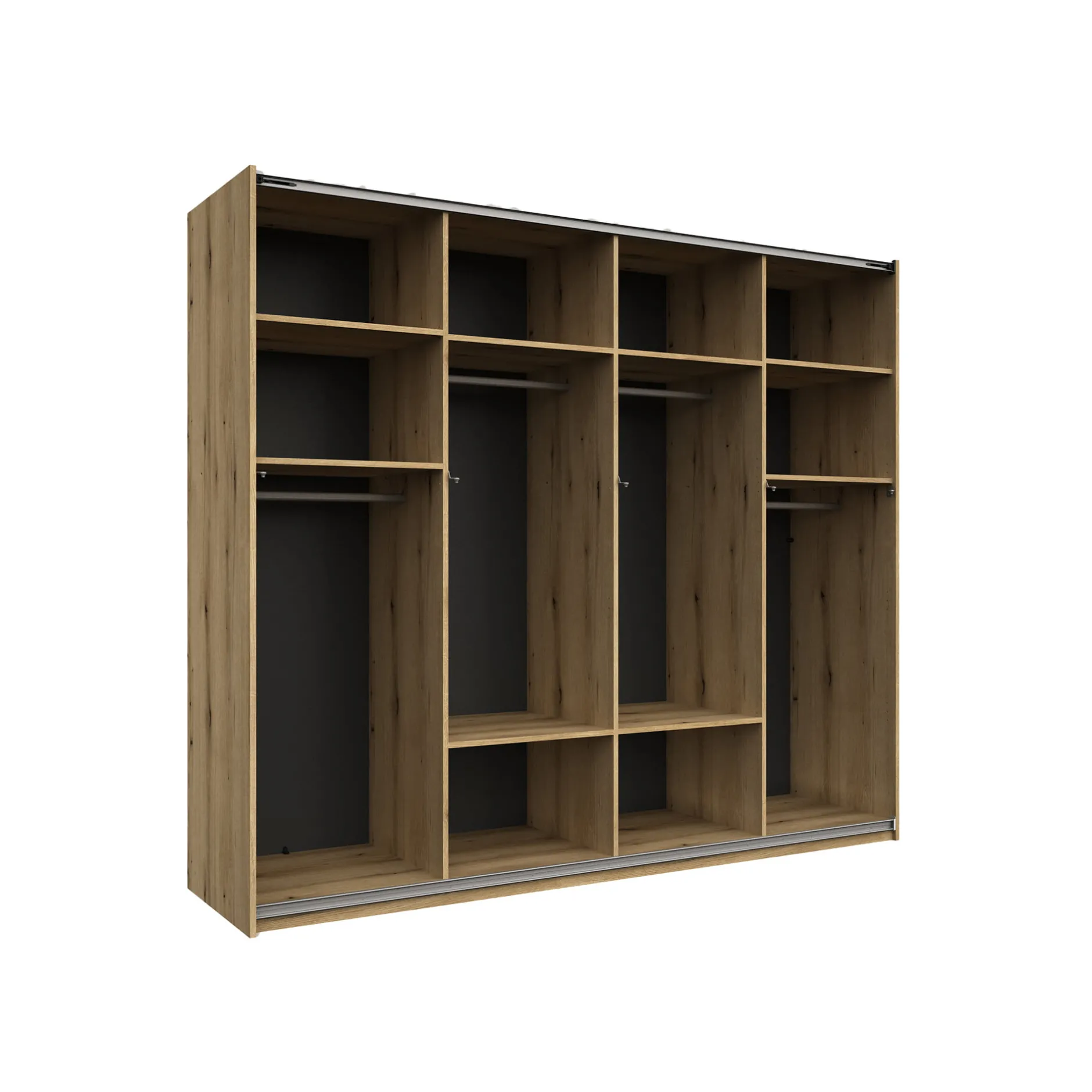 Schuifdeurkast Mekong Eiken 250cm^Huisenthuis New