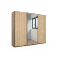 Schuifdeurkast Yumi Eiken 250cm^Huisenthuis Discount