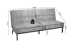 Slaapbank Arthur Grijs^Huisenthuis Sale