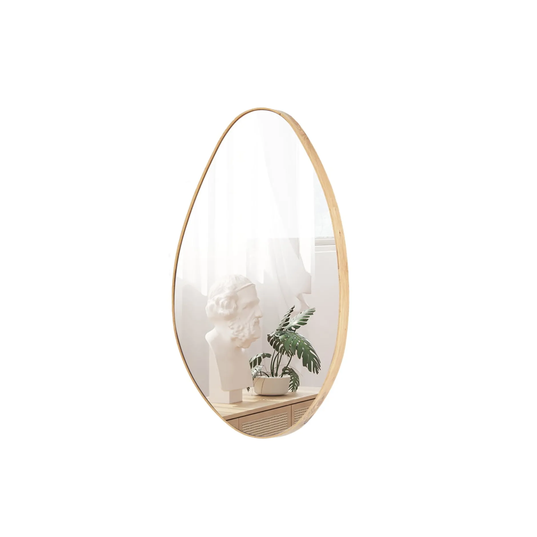 Spiegel Lore Eiken 80×50 cm^Huisenthuis Online