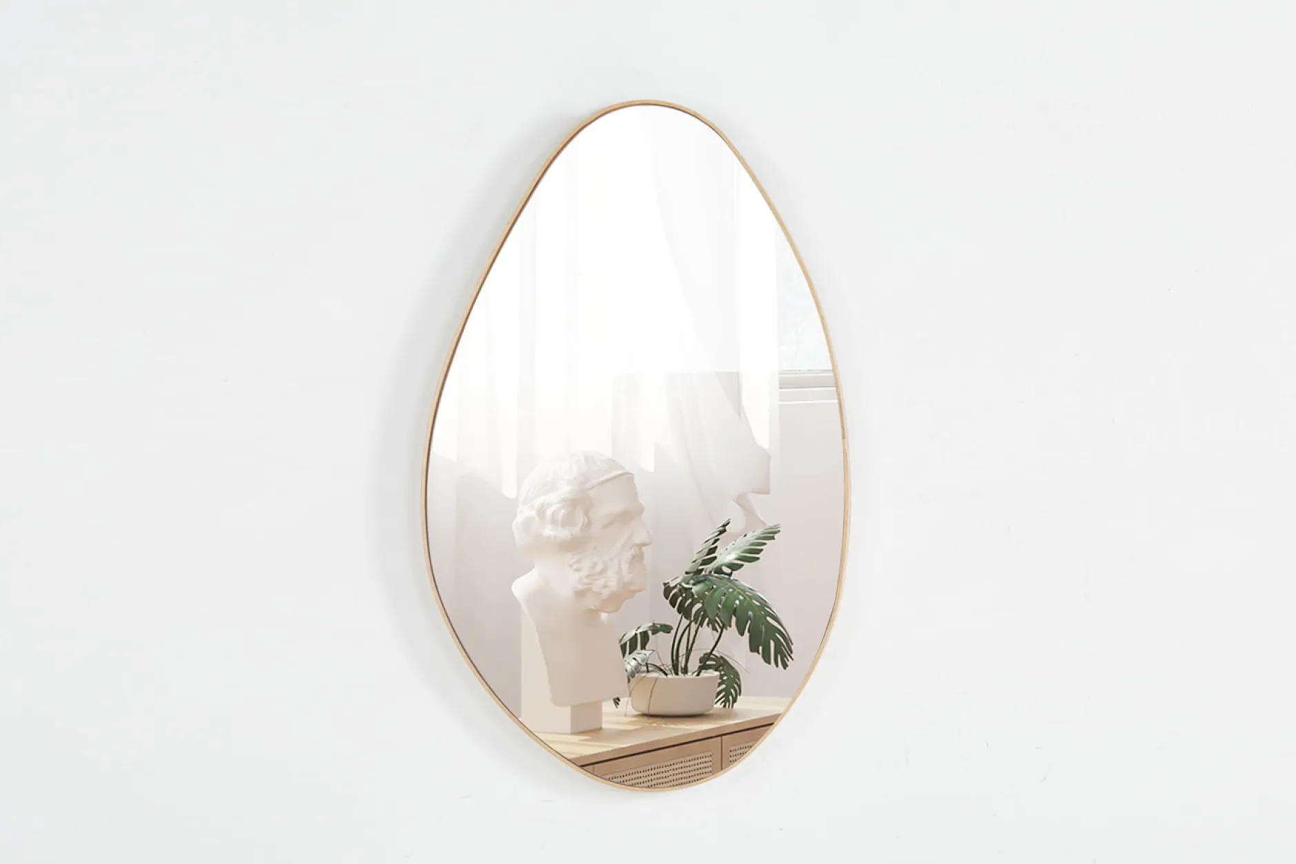 Spiegel Lore Eiken 80×50 cm^Huisenthuis Online