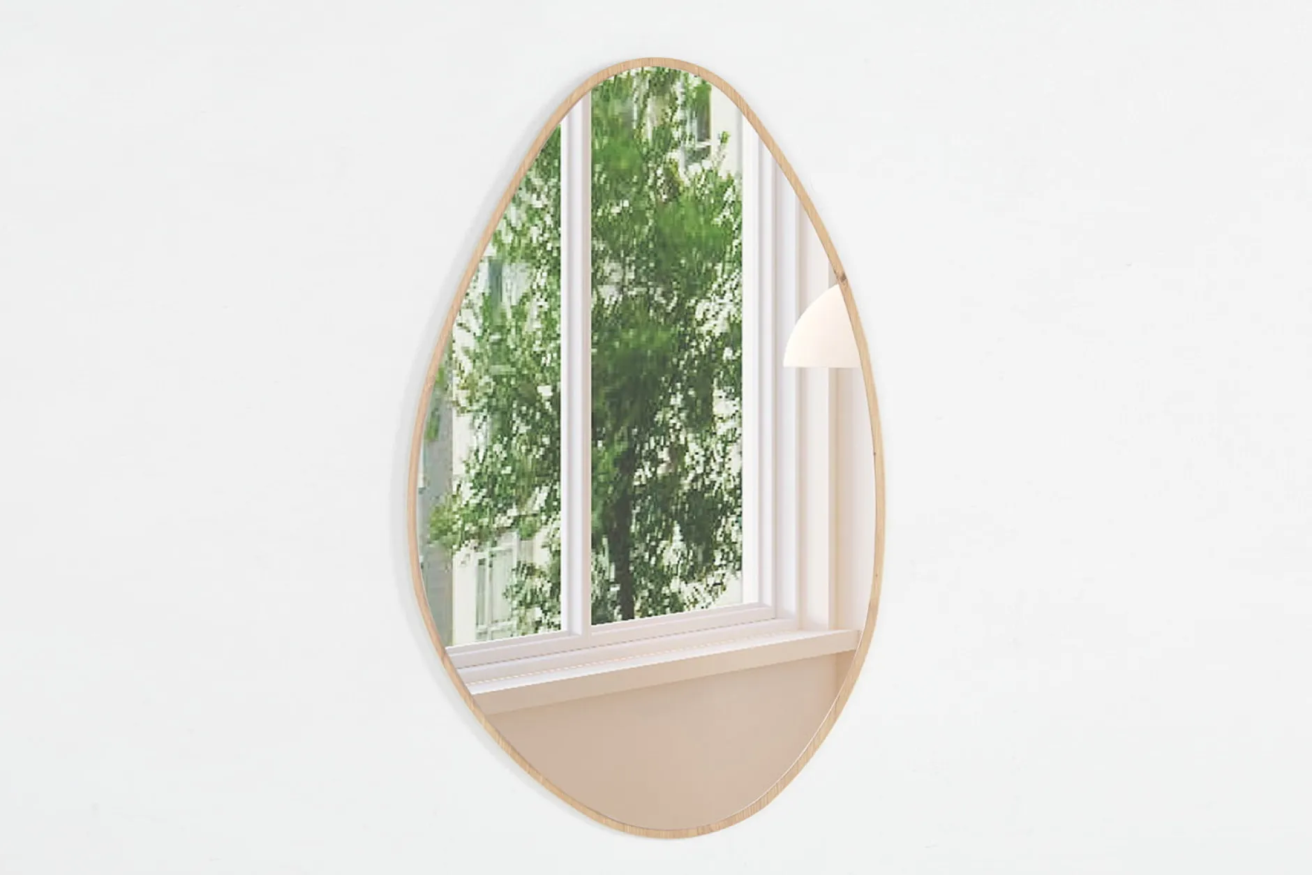 Spiegel Pauline Eiken 80×50 cm^Huisenthuis Clearance