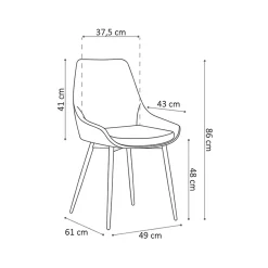 Stoel Bern – Set van 2^Huisenthuis Online