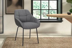 Stoel Dundee Grijs-Donkergrijs – Set van 2^Huisenthuis New