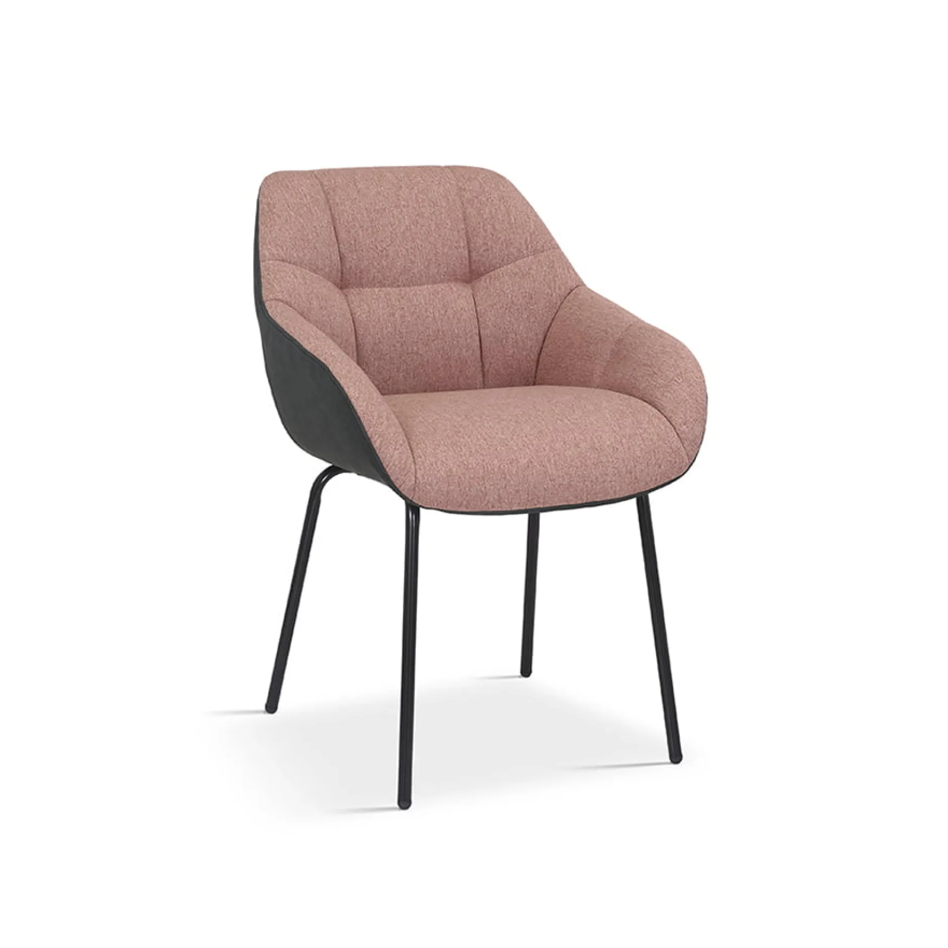 Stoel Dundee Roze-Donkergrijs – Set van 2^Huisenthuis Online