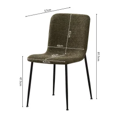 Stoel James Bouclé – Set van 2^Huisenthuis Hot