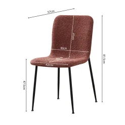 Stoel James Bouclé – Set van 2^Huisenthuis