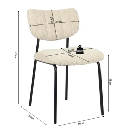 Stoel Lidy Beige – Set van 2^Huisenthuis Online