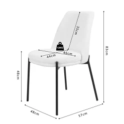 Stoel Lylou Wit – Set van 2^Huisenthuis Hot