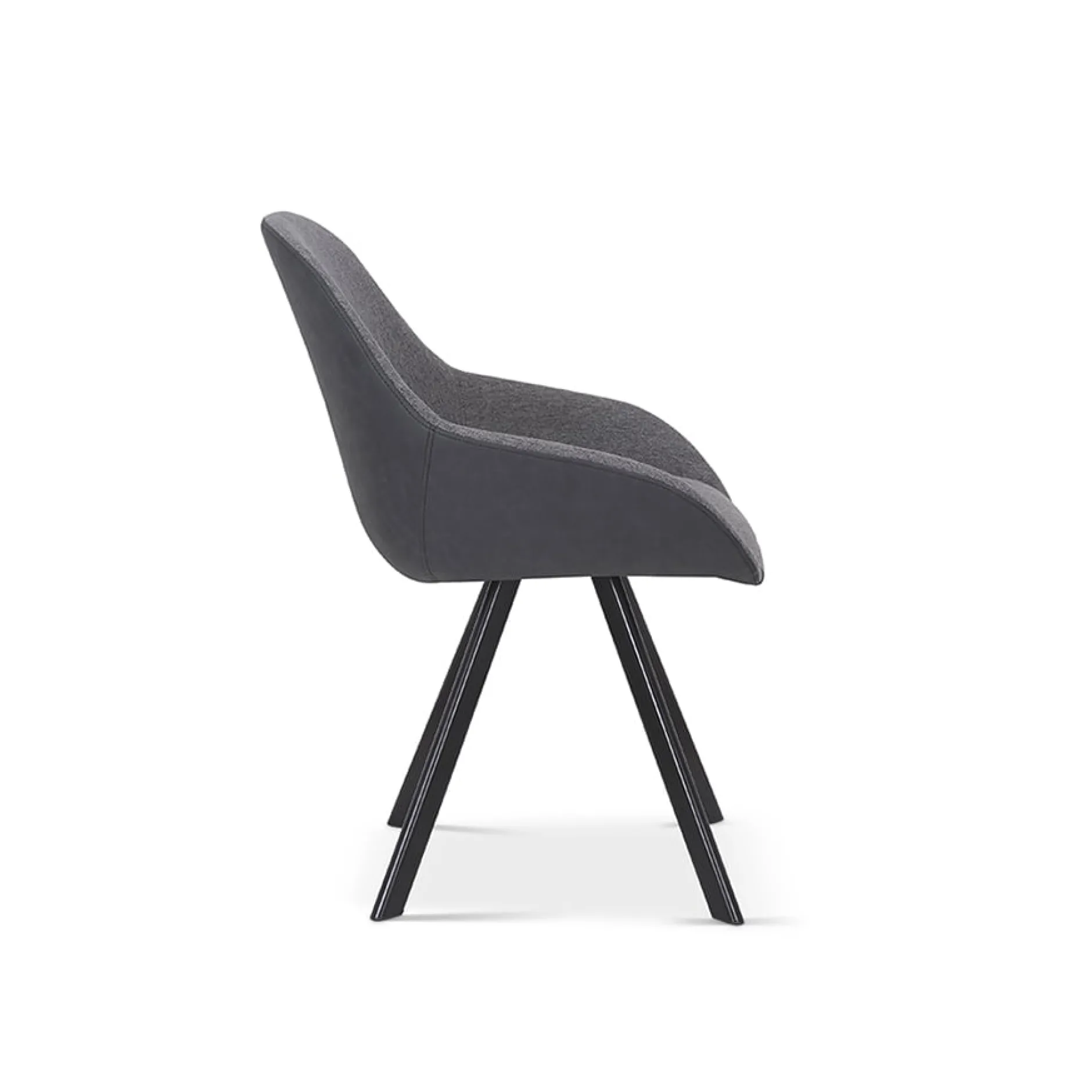 Stoel Malou Grijs-Donkergrijs – Set van 2^Huisenthuis Best